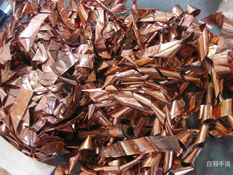 铵水溶液中的铜回收（从铜氨废液含）